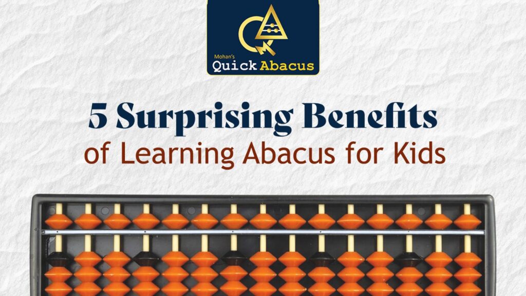 Quick Abacus benefits for kids learning mental math and Vedic Maths training in Mysore summer camp