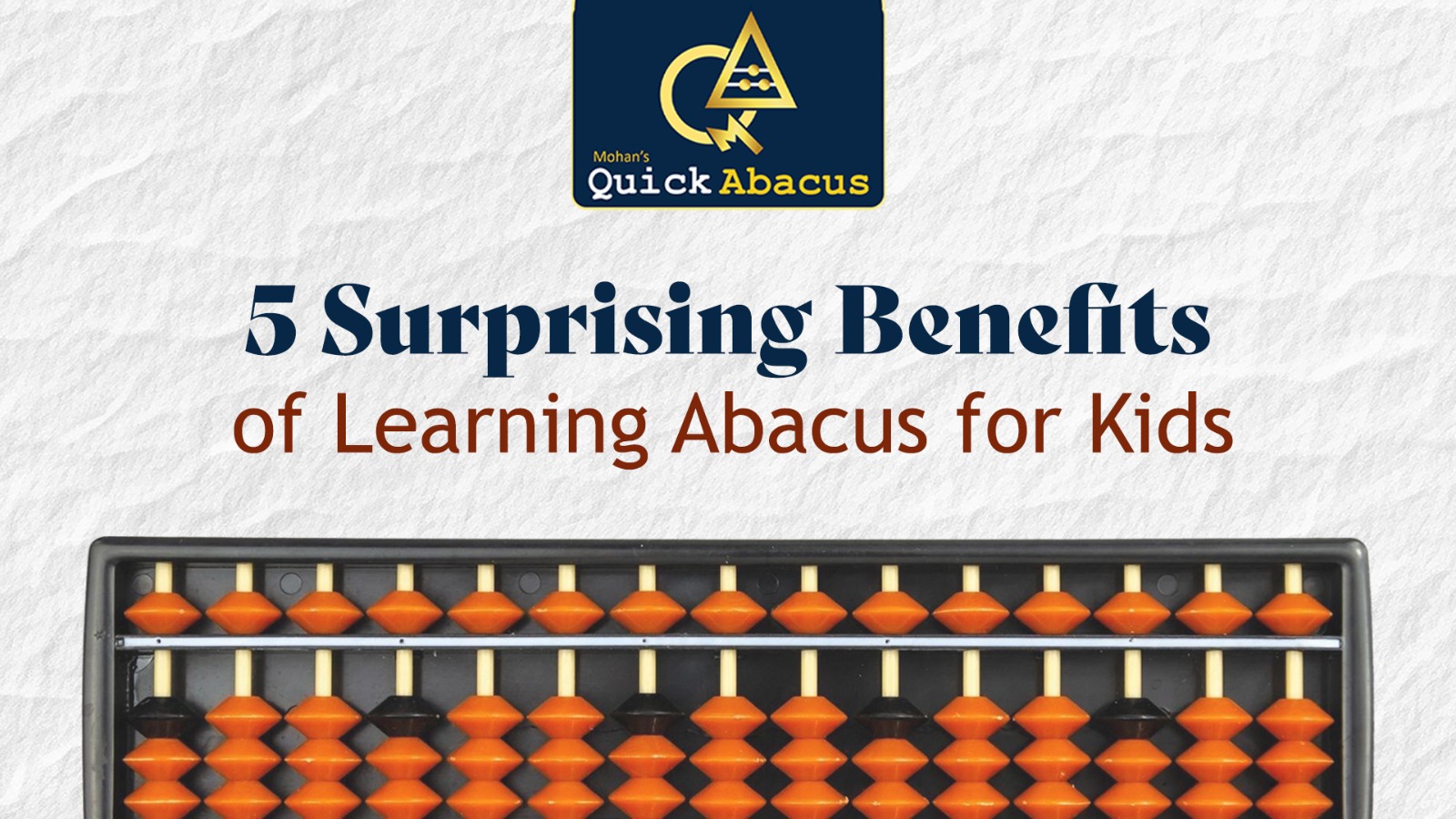 Quick Abacus benefits for kids learning mental math and Vedic Maths training in Mysore summer camp