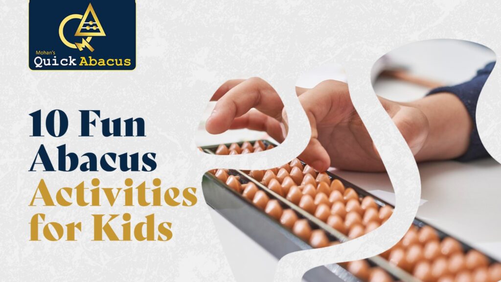Abacus classes for kids improving mental math skills and concentration