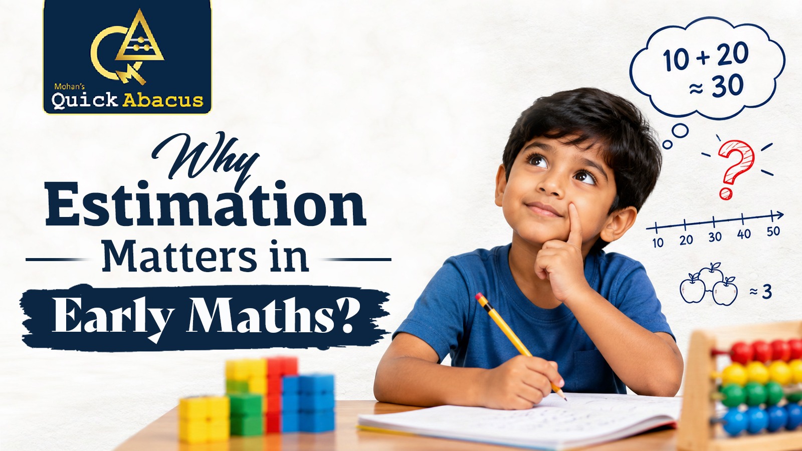 Child learning estimation through mental math activities
